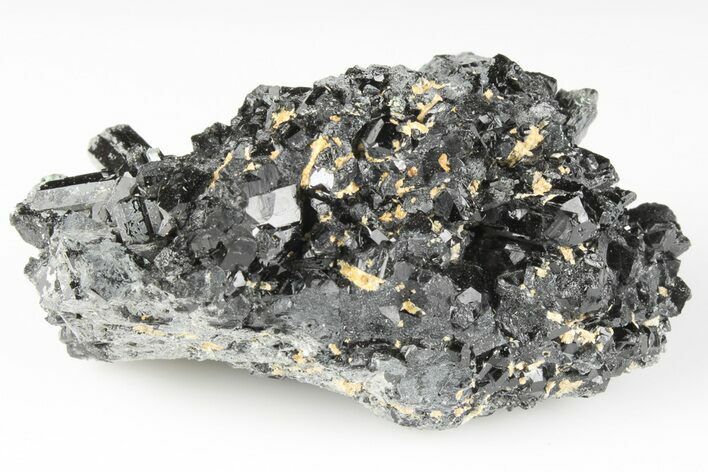 Black Tourmaline (Schorl) Crystal Cluster - Mexico #190541